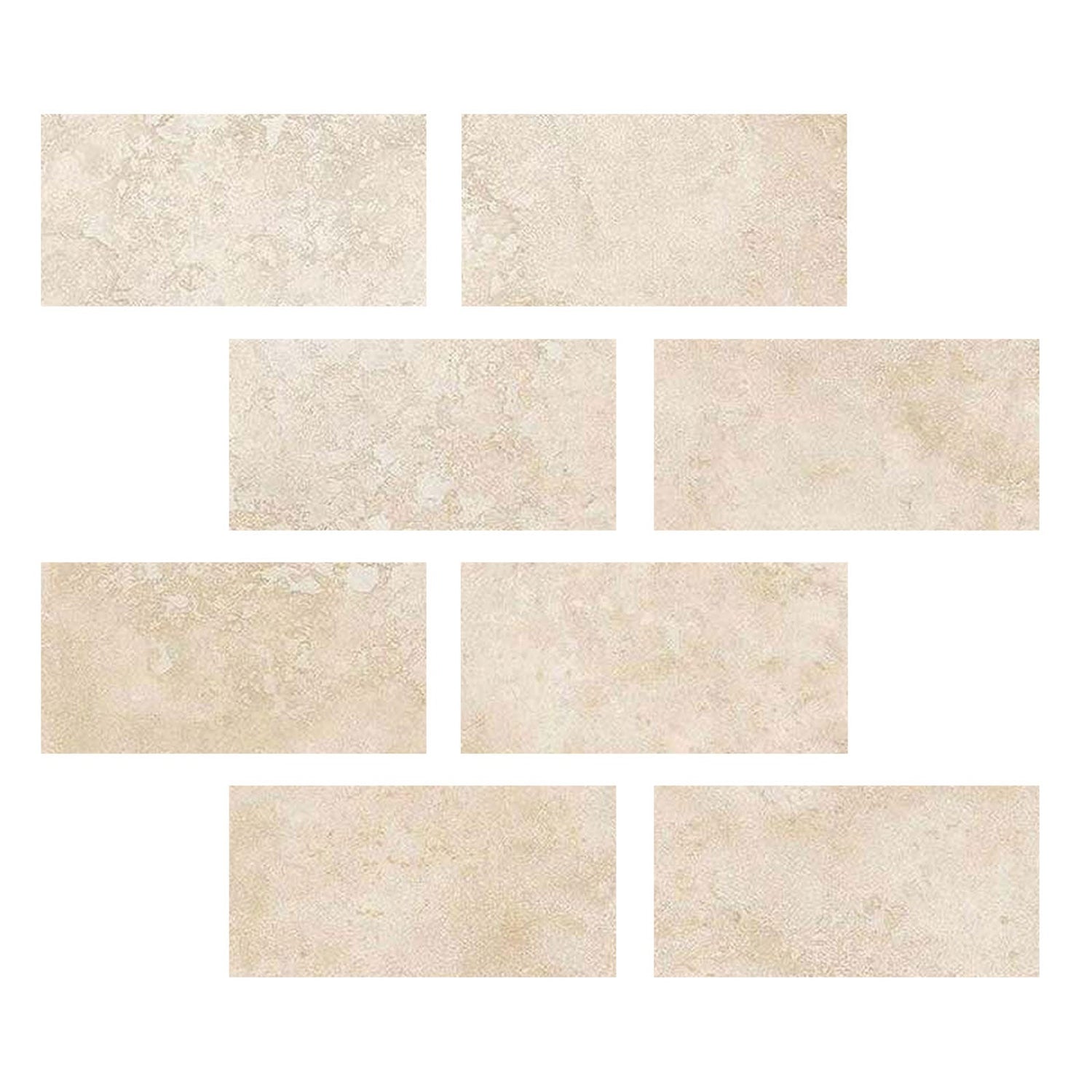 3x6 Ivory Travertine Filled & Polished Tile-American Tile Depot