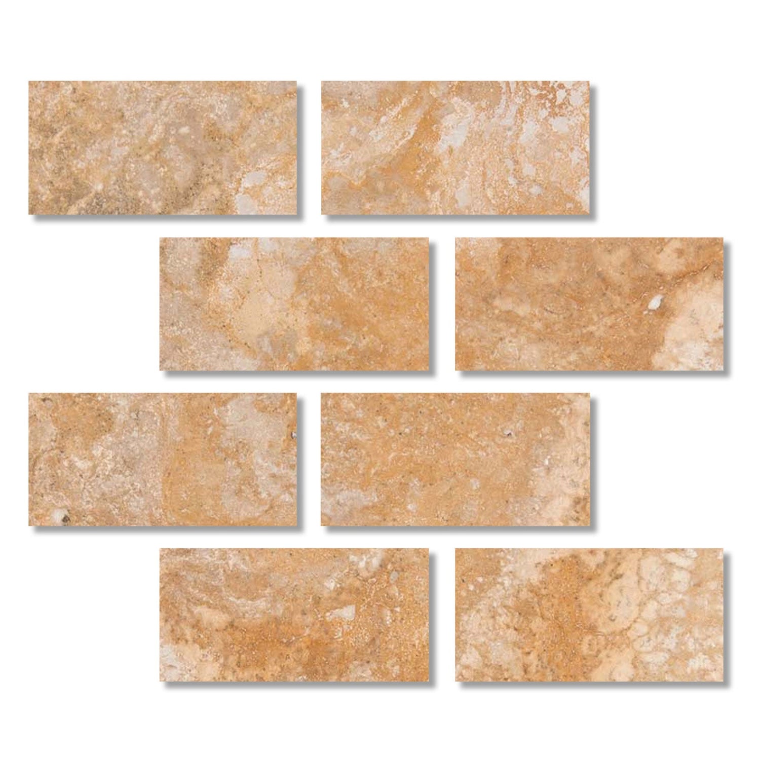 3x6 Valencia Travertine Filled & Honed Tile-American Tile Depot