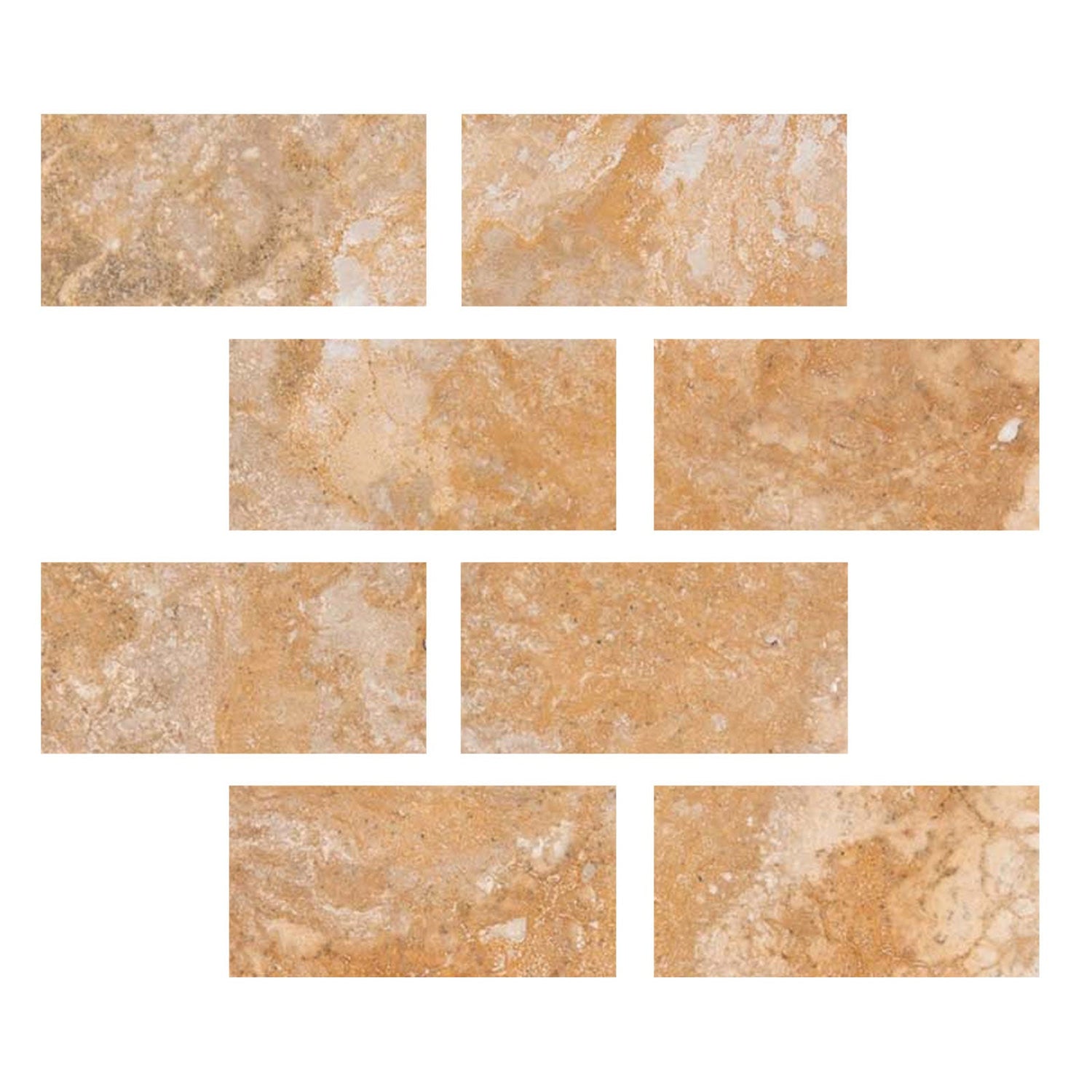 3x6 Valencia Travertine Filled & Honed Tile-American Tile Depot