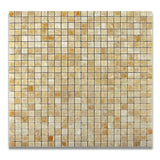 1 X 1 Honey Onyx Polished Mosaic Tile