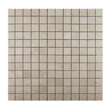 2 X 2 Crema Marfil Marble Polished Mosaic Tile