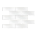 4 X 12 Bianco Dolomite Honed & Beveled Marble Field Tile-Marble Tile-American Tile Depot