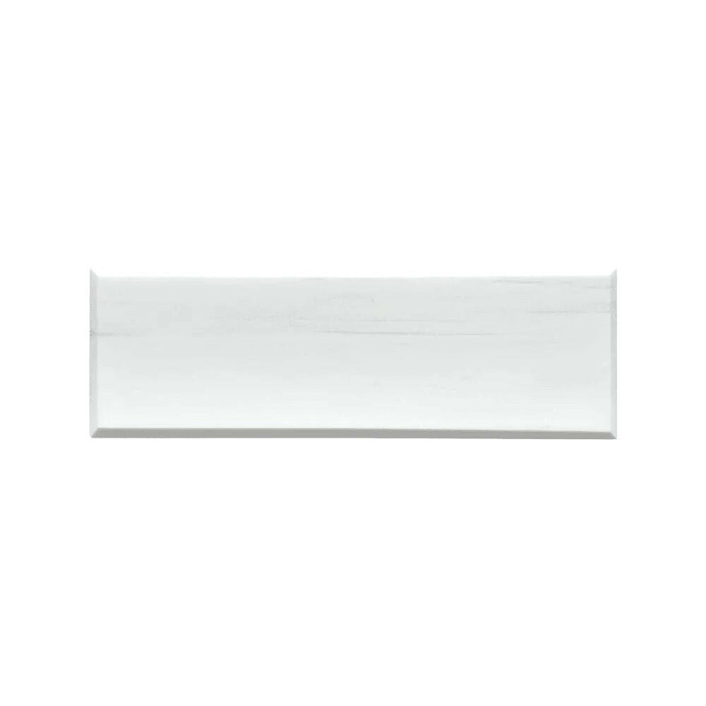 4 X 12 Bianco Dolomite Honed & Beveled Marble Field Tile-Marble Tile-American Tile Depot