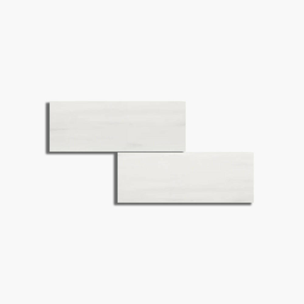 4 X 12 Bianco Dolomite Polished Marble Field Tile-Marble Tile-American Tile Depot