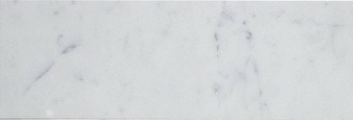 4 X 12 Carrara White Marble Polished Field Tile-Marble Tile-American Tile Depot