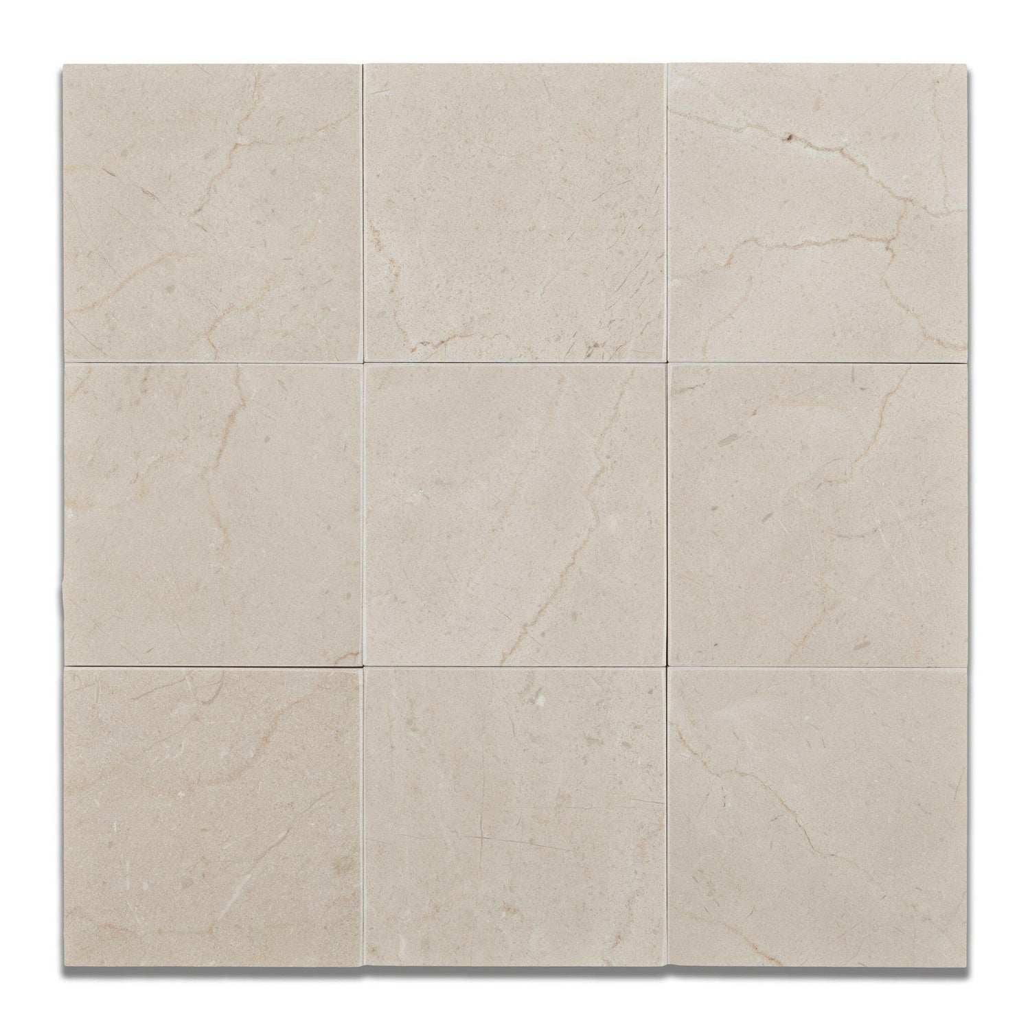 4 X 4 Crema Marfil Marble Honed Field Tile-Marble Tile-American Tile Depot