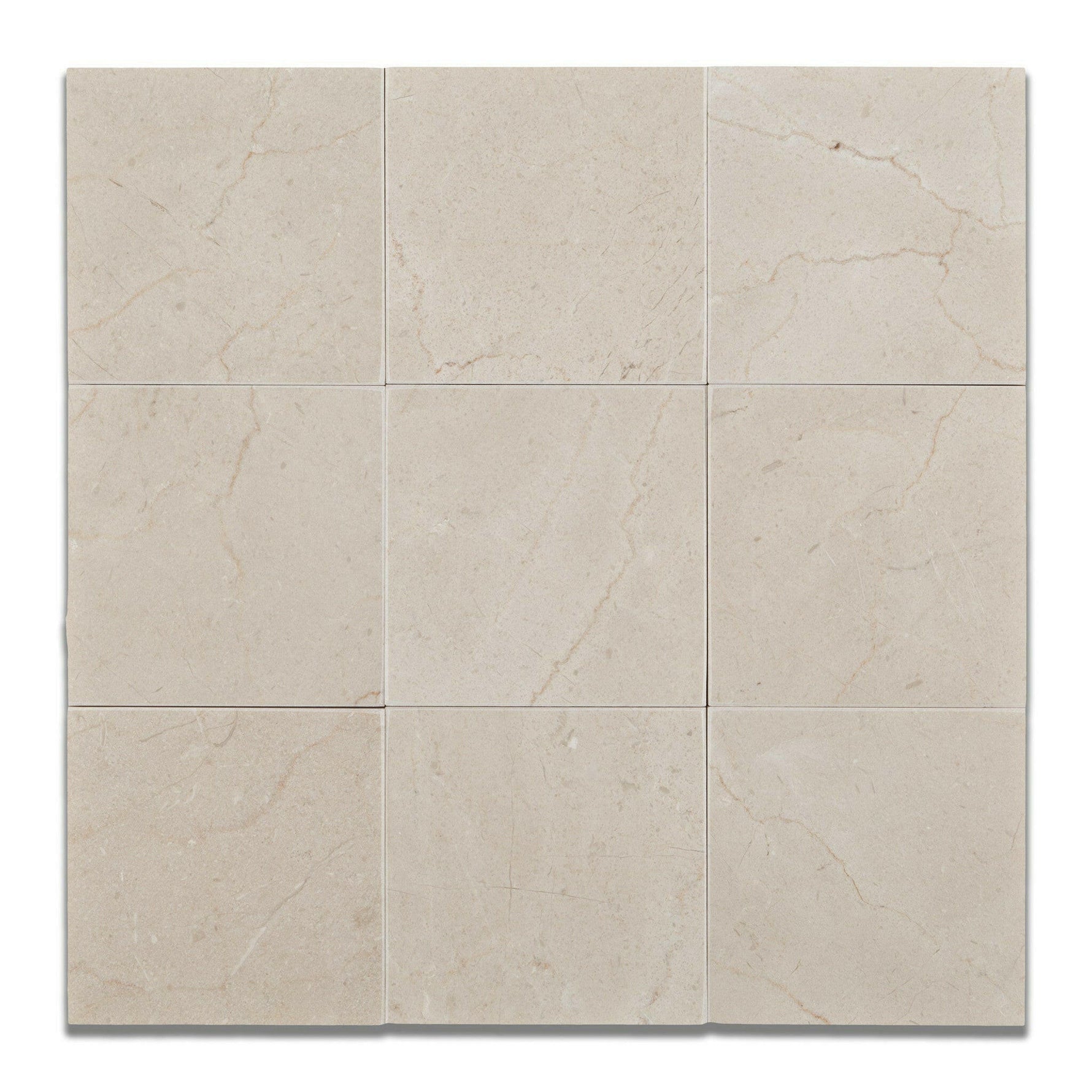 4 X 4 Crema Marfil Marble Polished Field Tile-Marble Tile-American Tile Depot