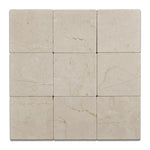 4 X 4 Crema Marfil Marble Tumbled Field Tile-Marble Tile-American Tile Depot