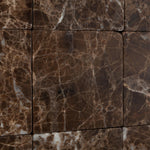 4 X 4 Emperador Dark Marble Tumbled Field Tile-Marble Tile-American Tile Depot