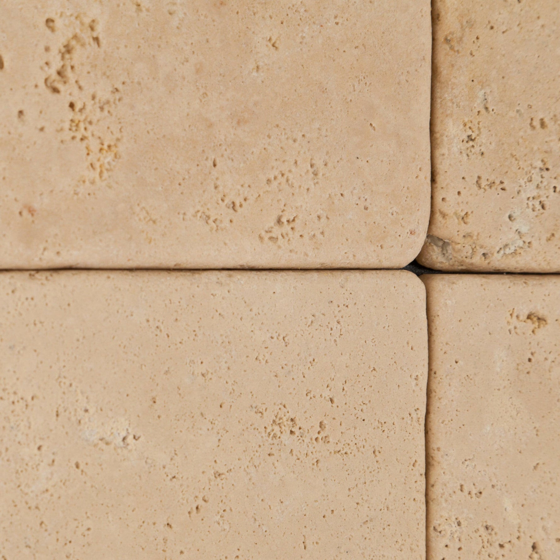 4 X 4 Ivory Travertine Tumbled Field Tile-Travertine Tile-American Tile Depot