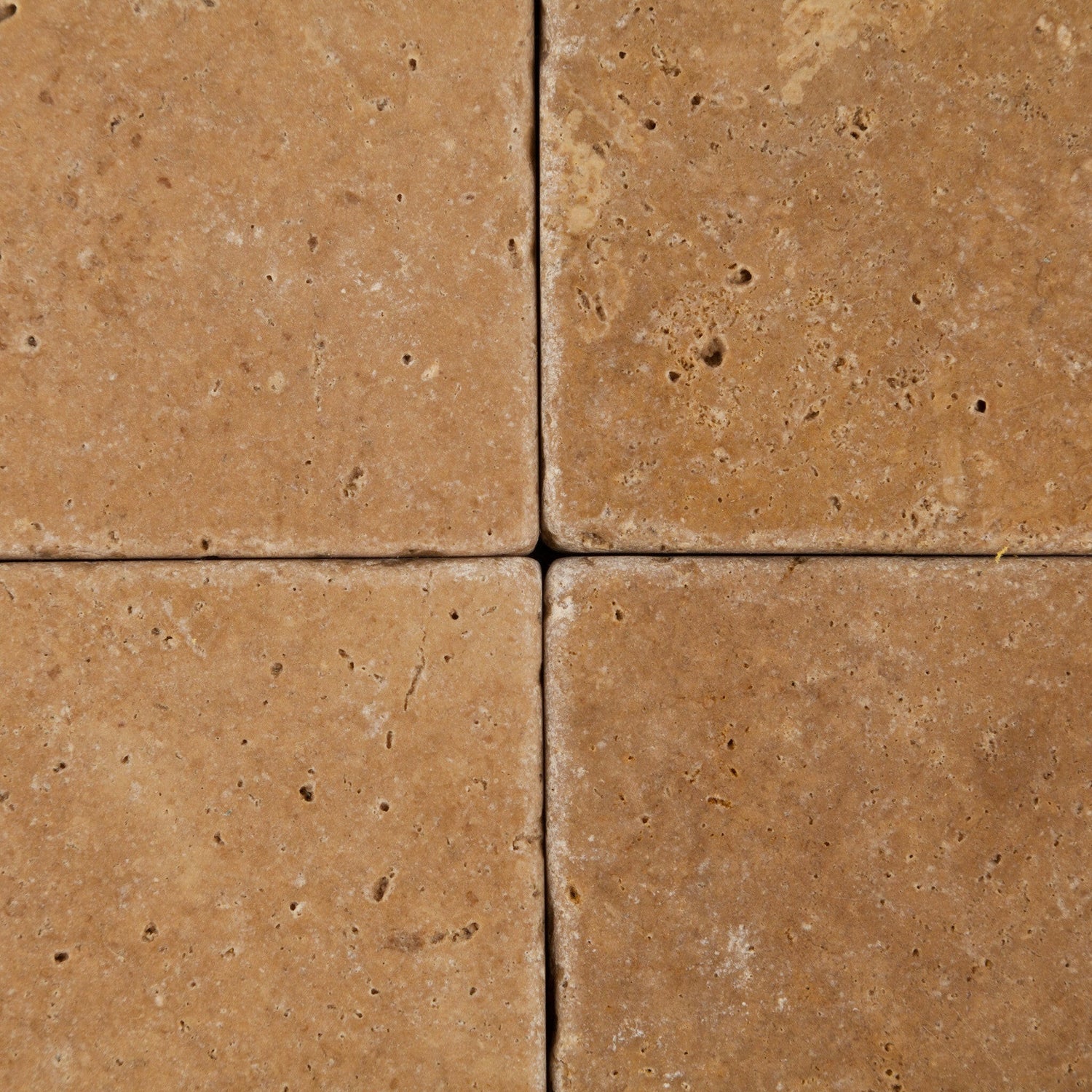 4 X 4 Noce Travertine Tumbled Field Tile-Travertine Tile-American Tile Depot