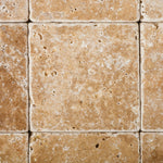 4 X 4 Walnut Travertine Tumbled Field Tile-Travertine Tile-American Tile Depot