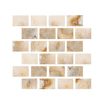 4 X 6 Antico Onyx Travertine Filled & Honed Tile-Travertine Mosaic-American Tile Depot