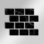 4 X 6 Black Marquina Marble Polished Tile-Marble Tile-American Tile Depot