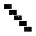 4 X 6 Black Marquina Marble Polished Tile-Marble Tile-American Tile Depot