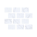 4 X 6 Carrara White Marble Polished Field Tile-Marble Tile-American Tile Depot