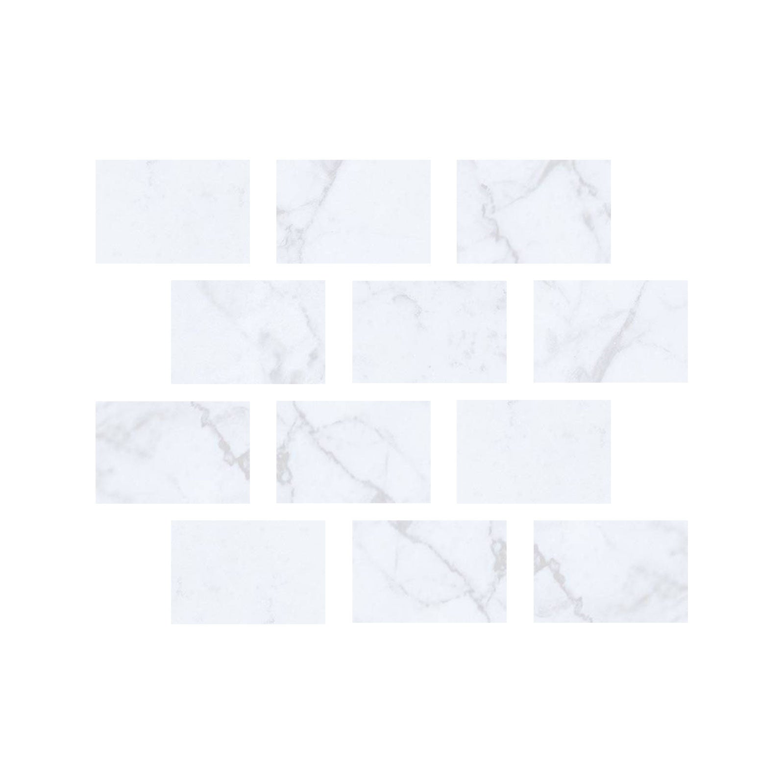 4 X 6 Carrara White Marble Polished Field Tile-Marble Tile-American Tile Depot