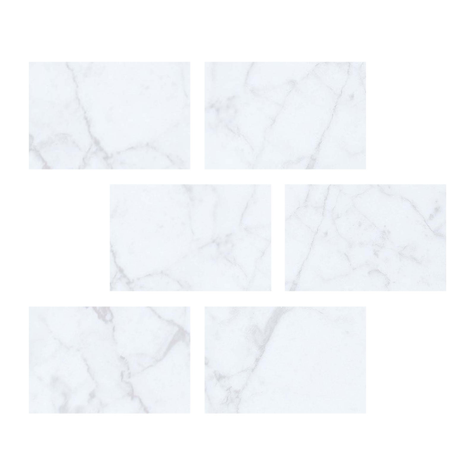 4 X 6 Carrara White Marble Polished Field Tile-Marble Tile-American Tile Depot