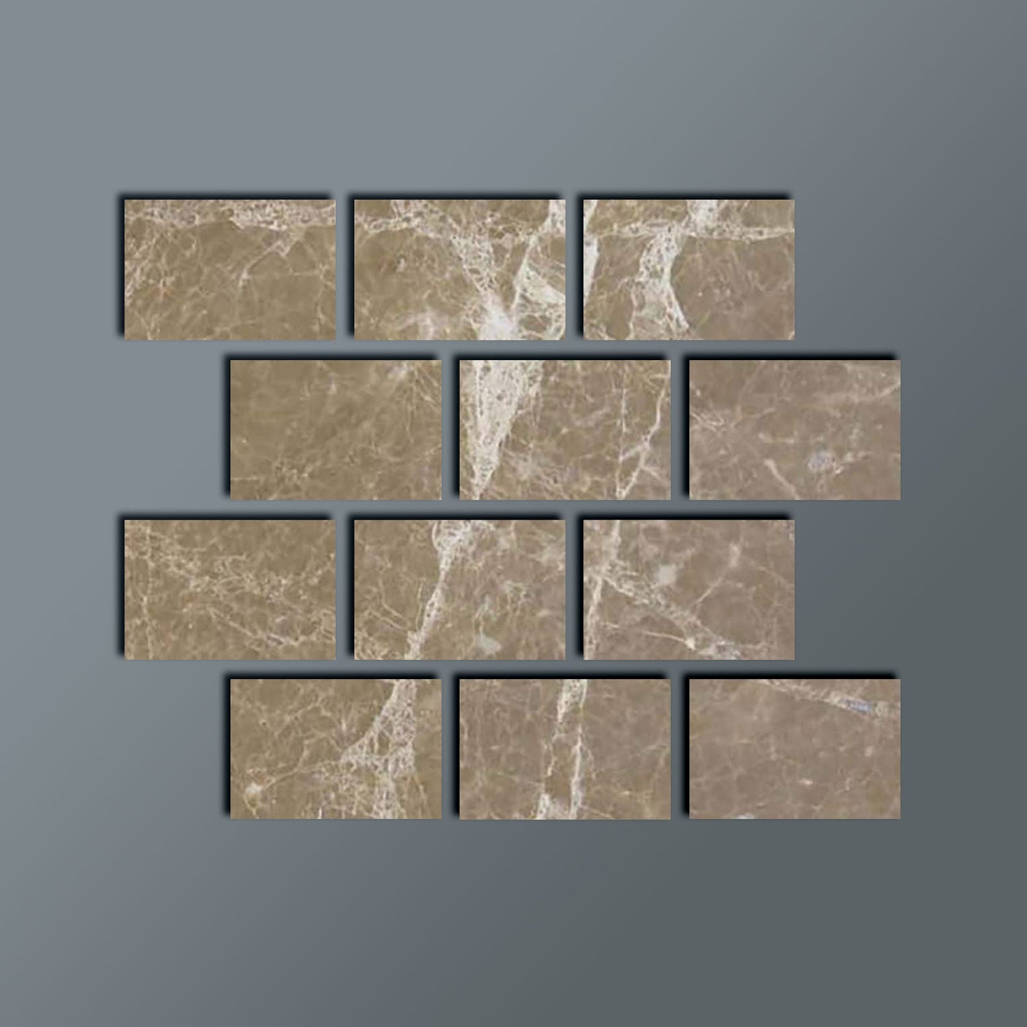 4 X 6 Emperador Light Marble Polished Tile-Marble Tile-American Tile Depot