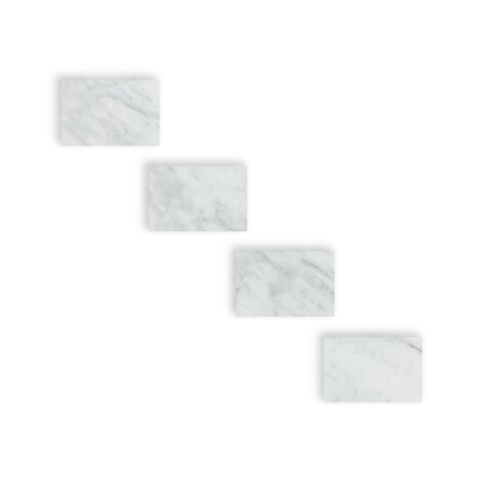 4 X 6 Italian Statuary White Marble Polished Tile-Marble Tile-American Tile Depot