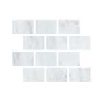 4 X 6 Oriental White / Asian Statuary Marble Honed Field Tile-Marble Tile-American Tile Depot