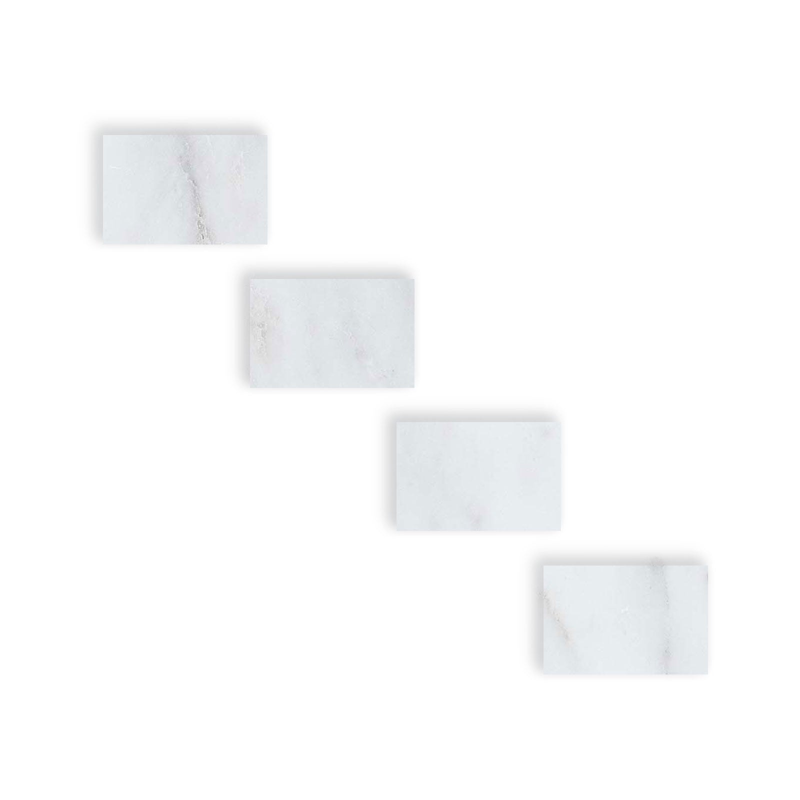 4 X 6 Oriental White / Asian Statuary Marble Honed Field Tile-Marble Tile-American Tile Depot