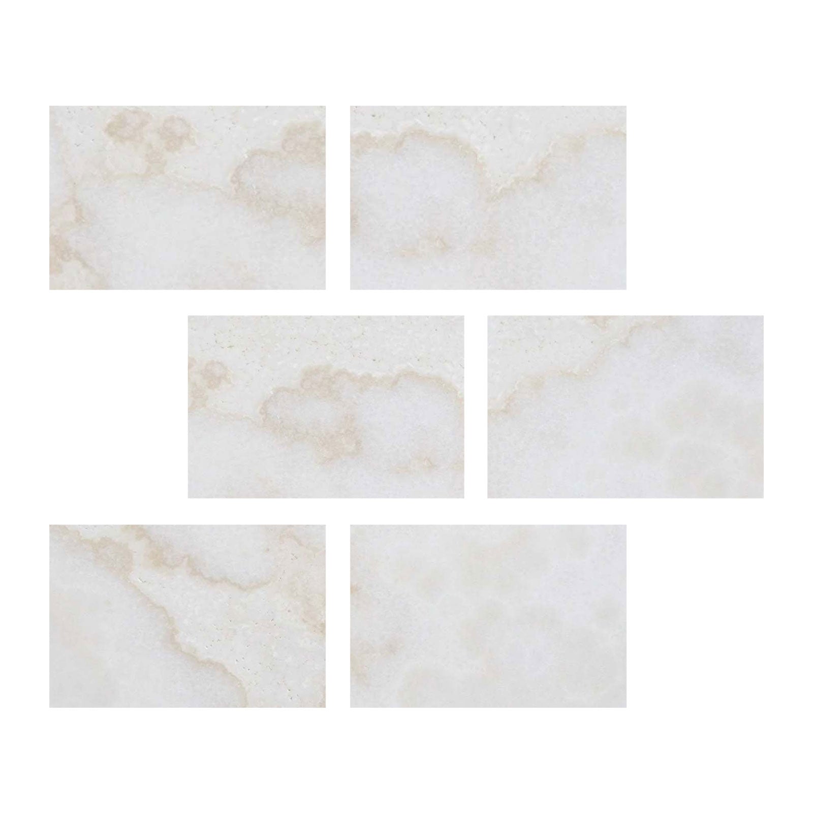 4 X 6 Premium White Onyx CROSS-CUT Polished Field Tile-Onyx Tile-American Tile Depot