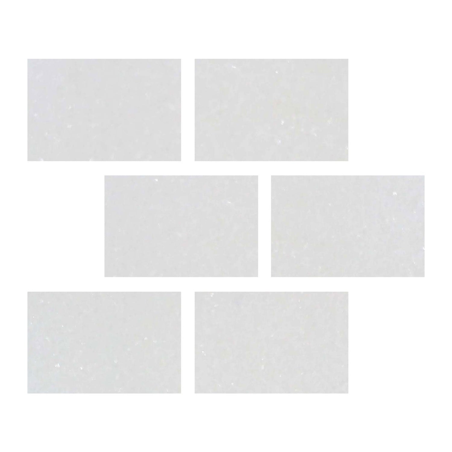 4 X 6 Thassos White Marble Honed Field Tile-Marble Tile-American Tile Depot