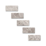 4 X 6 Tundra Gray (Atlantic Gray) Marble Honed Tile-Marble Tile-American Tile Depot