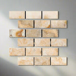 4 X 8 Antico Onyx Travertine Filled & Honed Tile-Travertine Mosaic-American Tile Depot