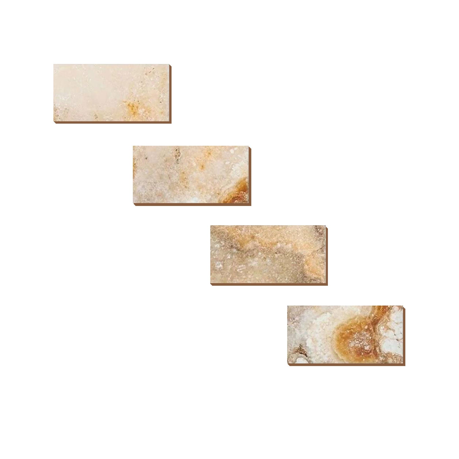 4 X 8 Antico Onyx Travertine Filled & Honed Tile-Travertine Mosaic-American Tile Depot