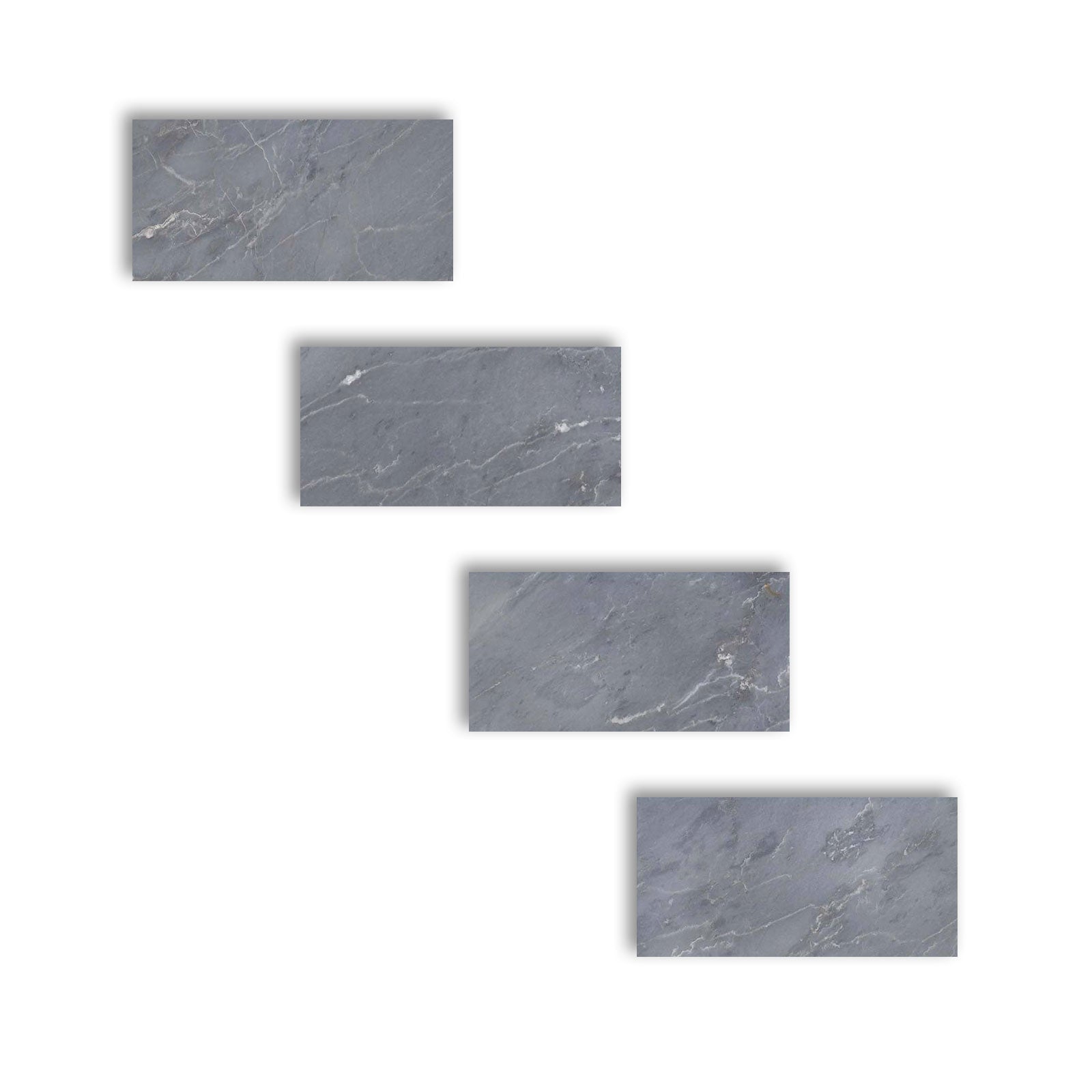 4 X 8 Bardiglio Imperiale Marble Polished Tile-Marble Tile-American Tile Depot