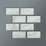 4 X 8 Bianco Venatino (Bianco Mare) Marble Honed Field Tile-Marble Tile-American Tile Depot