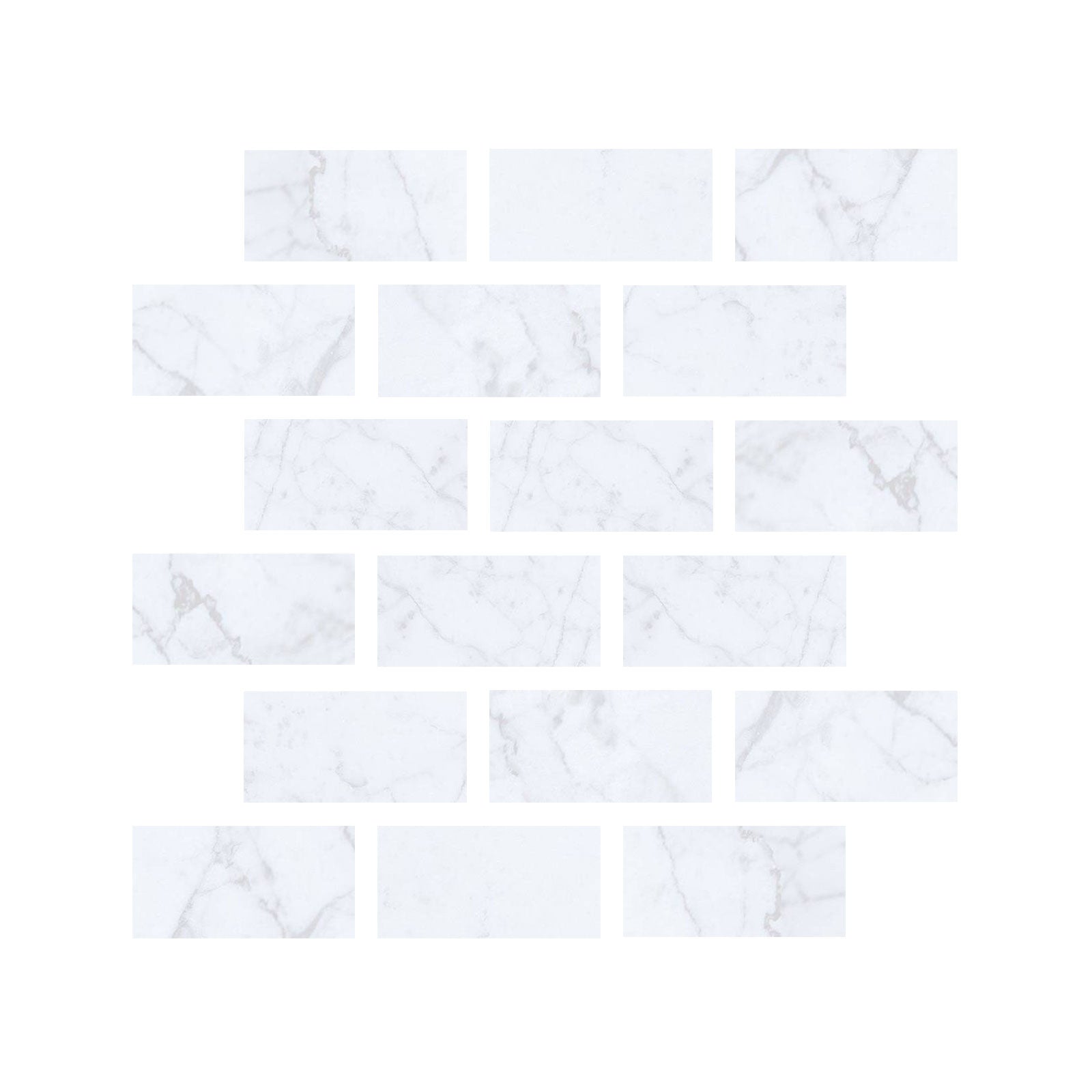 4 X 8 Carrara White Marble Honed Field Tile-Marble Tile-American Tile Depot