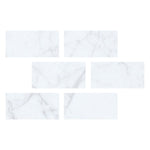 4 X 8 Carrara White Marble Honed Field Tile-Marble Tile-American Tile Depot