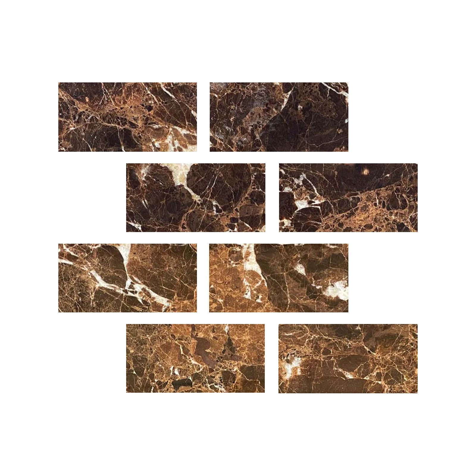 4 X 8 Emperador Dark Marble Polished Field Tile-Marble Tile-American Tile Depot