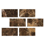 4 X 8 Emperador Dark Marble Polished Field Tile-Marble Tile-American Tile Depot