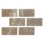 4 X 8 Emperador Light Marble Polished Tile-Marble Tile-American Tile Depot