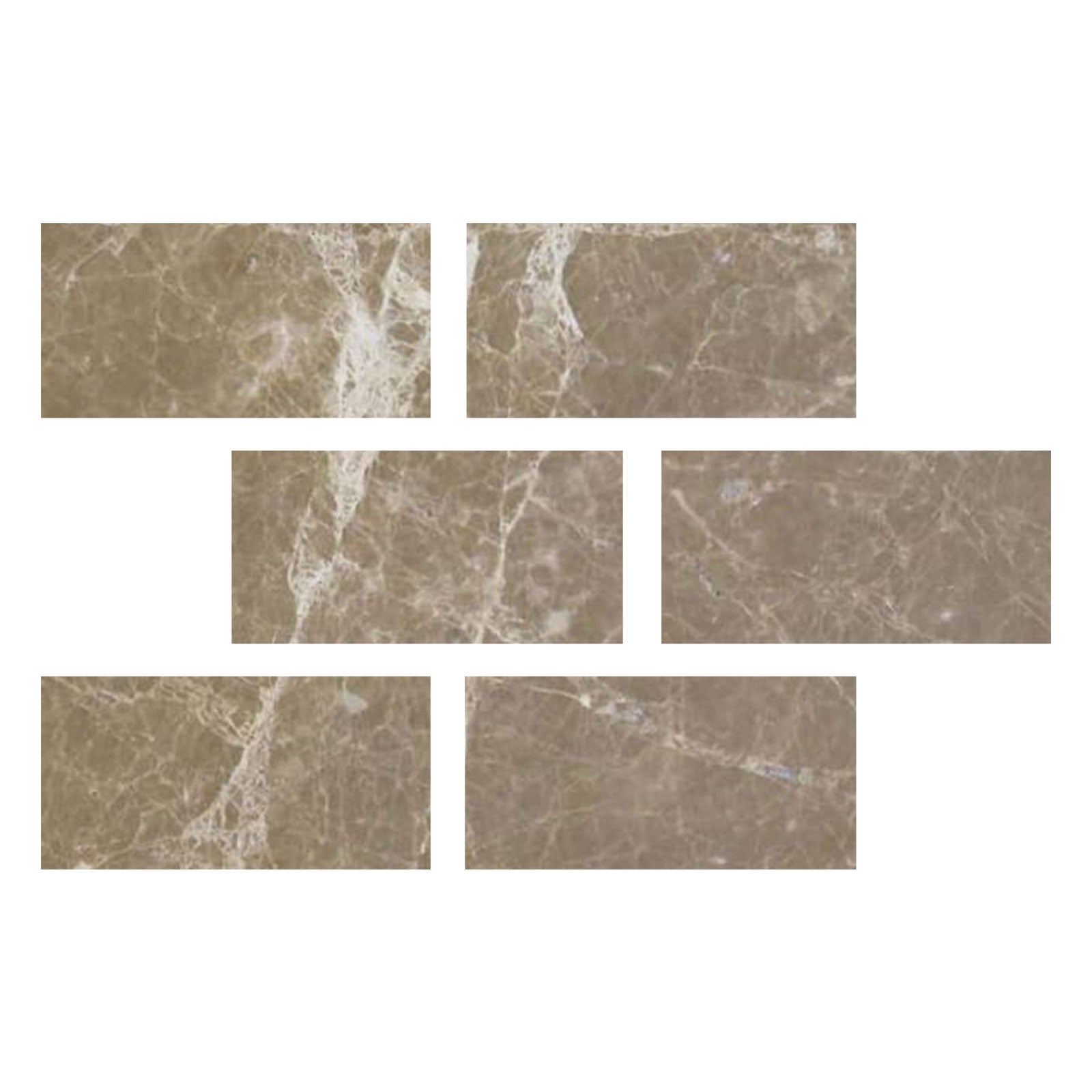 4 X 8 Emperador Light Marble Polished Tile-Marble Tile-American Tile Depot