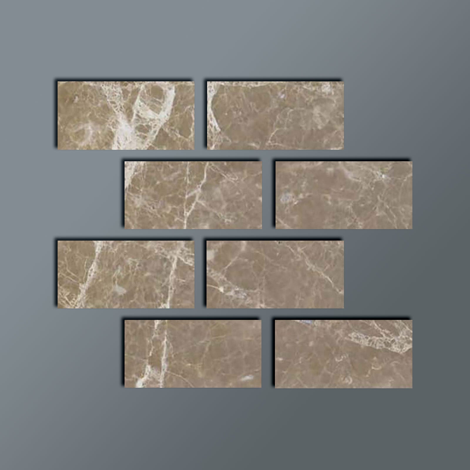 4 X 8 Emperador Light Marble Polished Tile-Marble Tile-American Tile Depot