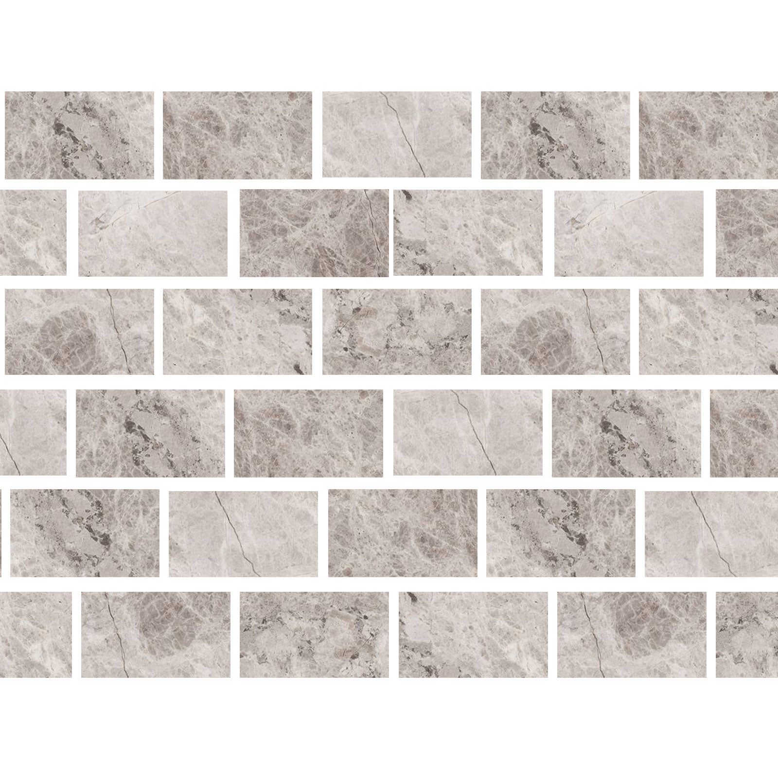 4 X 8 Tundra Gray (Atlantic Gray) Marble Honed Tile-Marble Mosaic-American Tile Depot