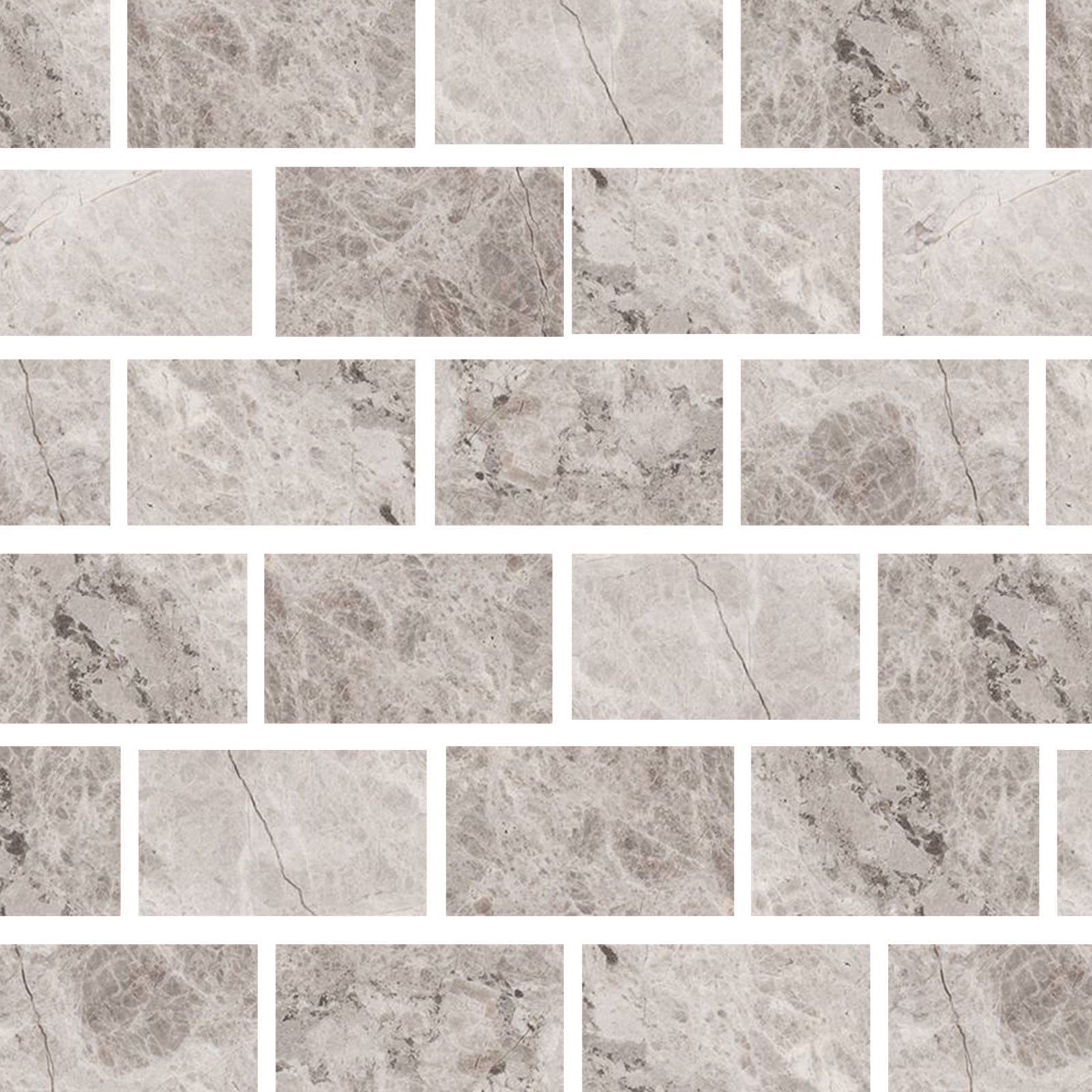 4 X 8 Tundra Gray (Atlantic Gray) Marble Polished Tile-Marble Tile-American Tile Depot