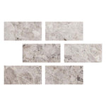 4 X 8 Tundra Gray (Atlantic Gray) Marble Polished Tile-Marble Tile-American Tile Depot