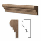 Noce Travertine Honed OG-2 Chair Rail Molding Trim