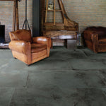 48 X 48 Temper Iron Matte Metal Look Porcelain Tile-Porcelain Tile Large Formate-American Tile Depot