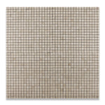 5/8 X 5/8 Crema Marfil Marble Polished Mosaic Tile