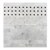 2 X 4 Carrara White Marble Polished Brick Mosaic Tile