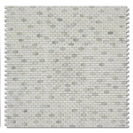 5/8 X 1 1/4 Calacatta Oliva Marble Honed Mini-Brick Mosaic Tile-Marble Mosaic-American Tile Depot