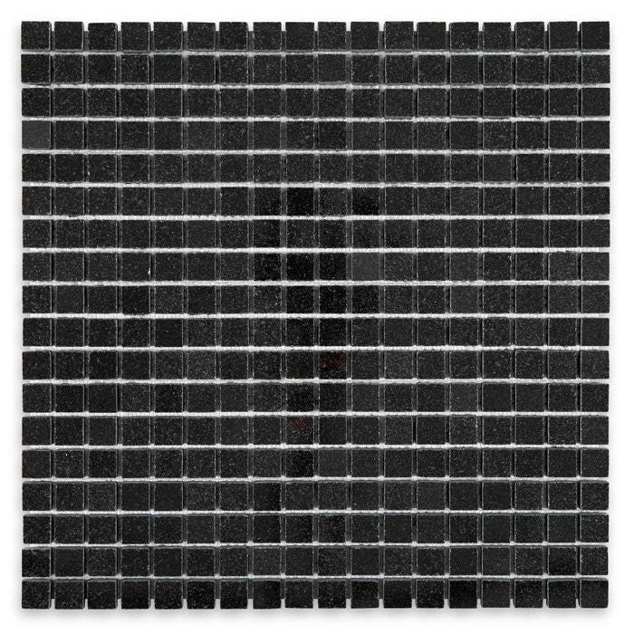 5/8 X 5/8 Absolute Black Granite Polished Mosaic Tile-Granite Mosaic-American Tile Depot