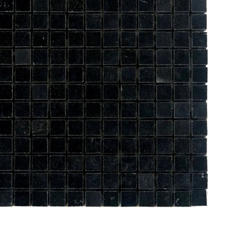 5/8 X 5/8 Absolute Black Granite Polished Mosaic Tile-Granite Mosaic-American Tile Depot